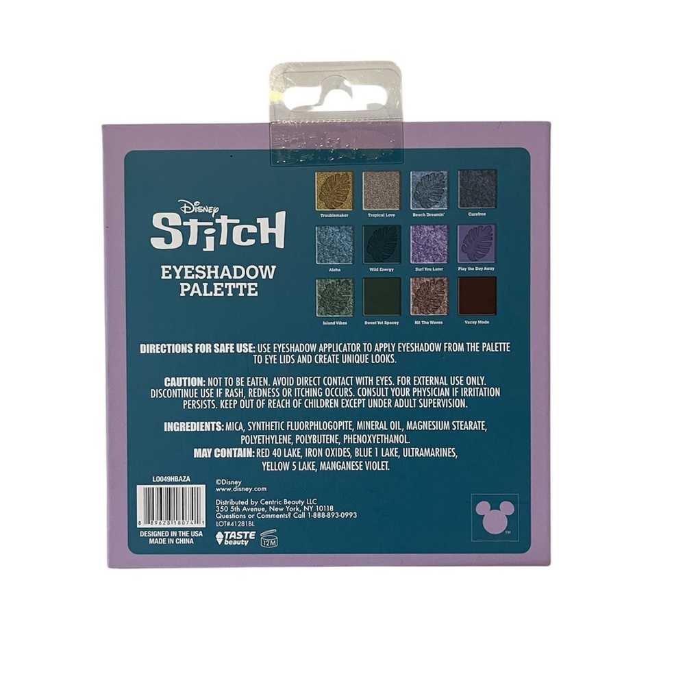 Disney Stitch Purple and Blue Eyeshadow Palette - Picture 2 of 2